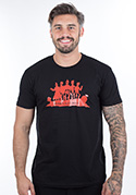 előnézet - Punk's not dead férfi póló fekete