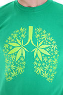 előnézet - Gandzsa tüdő férfi póló