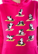 előnézet - Panda jóga női pulóver