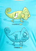 előnézet - ChameleON ChameleOFF női póló kék