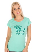 náhled - Fair play női póló zöld