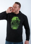 előnézet - Green side férfi pulóver