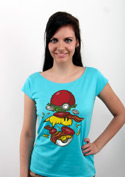 előnézet - Pokémon burger női póló