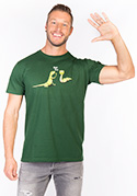 előnézet - High Five férfi póló zöld