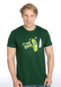 náhled - Fucking Robots férfi póló zöld