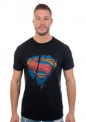 előnézet - Superman Inside férfi póló fekete