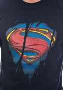 náhled - Superman Inside férfi póló kék