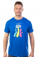 náhled - Játékháború férfi póló kék