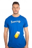 náhled - Beercing férfi póló kék