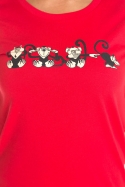 előnézet - Majmok női BIO póló