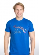 náhled - My DNA férfi póló kék