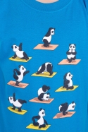 előnézet - Panda jóga gyerek póló