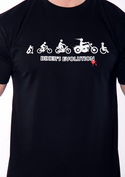 előnézet - Bikers evolution férfi póló