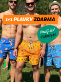 előnézet - Úszom a sört férfi úszónadrág