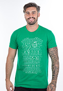 náhled - Matematikus férfi póló zöld