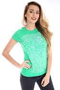 előnézet - Matematikus női póló zöld
