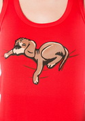 náhled - Alvó kutya női ujjatlan póló