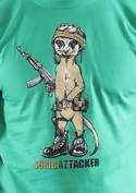 előnézet - Suricattacker férfi póló zöld