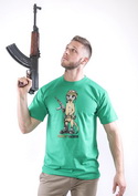 előnézet - Suricattacker férfi póló zöld
