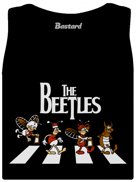 Beatles klasszikus női trikó Black