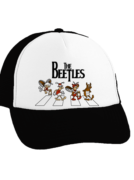 Beatles sültös sapka Black cap