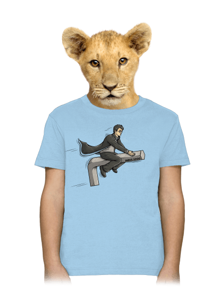 Harry az imbuszon gyerek póló Sky Blue