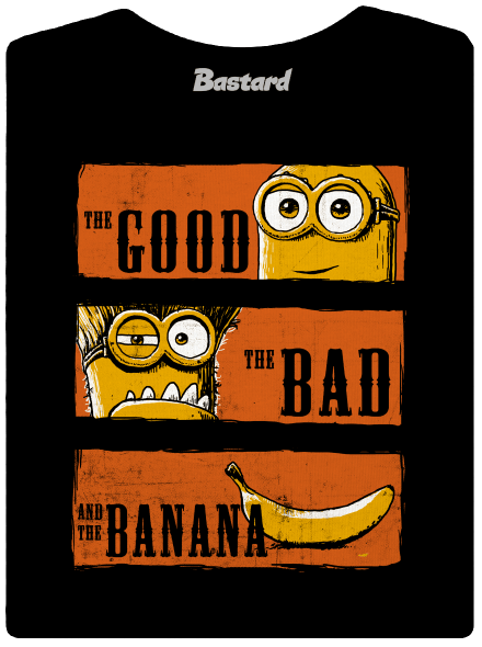 A Jó, a Rossz és a Banán női póló Black