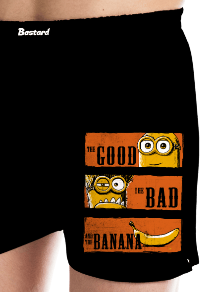 A Jó, a Rossz és a Banán férfi alsó nadrág Black