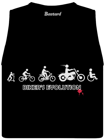 Bikers evolution női bővített trikó Black