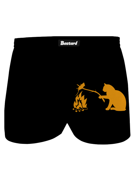 Macska-egér harc férfi alsó nadrág Black