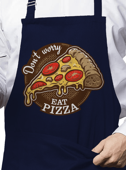 Pizza kötény Navy