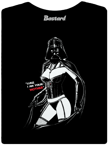 Mrs. Vader női póló Black
