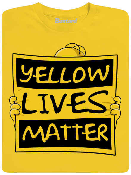 Yellow lives matter férfi póló  Gold