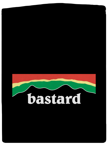 Bastard fashion: Sustainability cipzáras férfi pulóver  Black