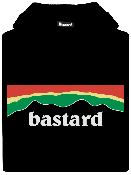 Bastard fashion: Sustainability gyerek kenguruzsebes pulóver  Black