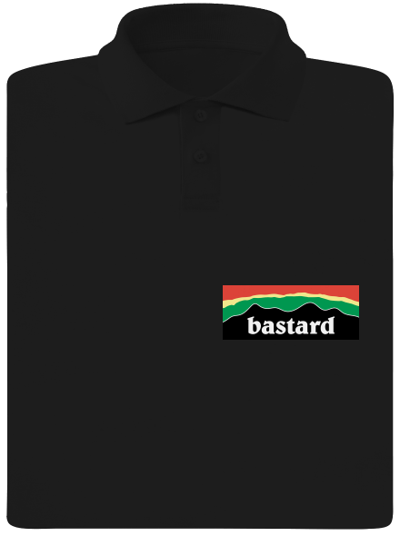 Bastard fashion: Sustainability férfi pólóingek  Black