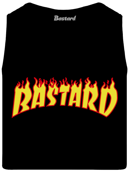 Bastard fashion: Street férfi trikó  Black