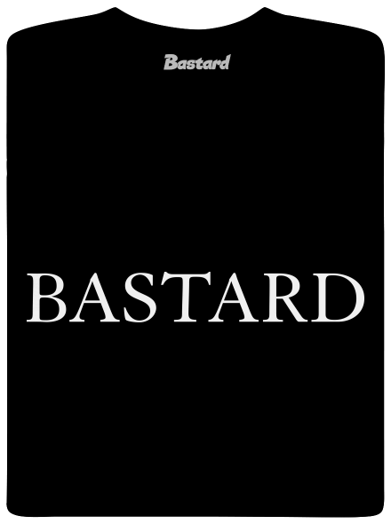 Bastard fashion: Luxury férfi póló  Black