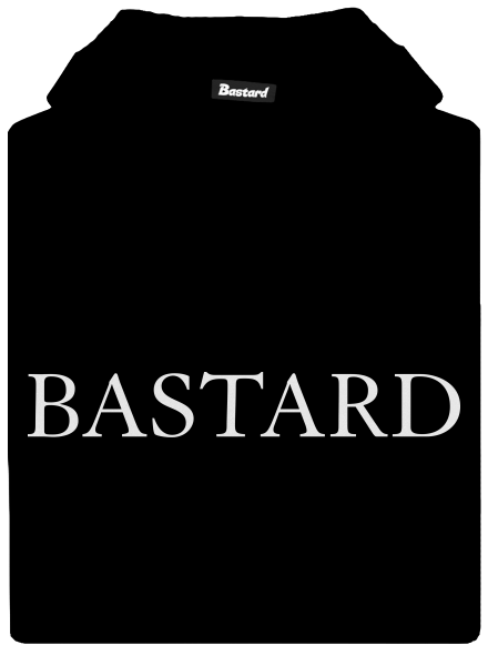 Bastard fashion: Luxury gyerek kenguruzsebes pulóver  Black