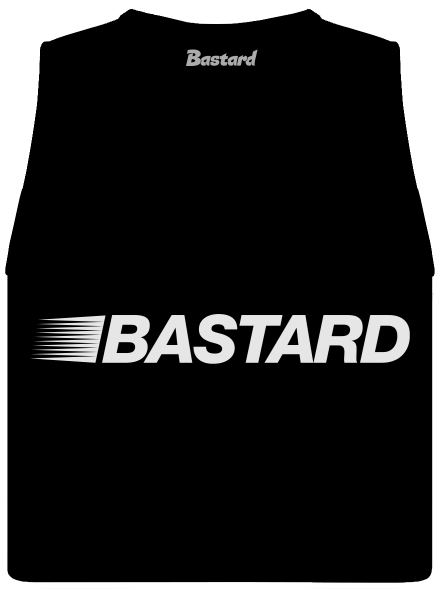 Bastard fashion: Racing női bővített trikó  Black