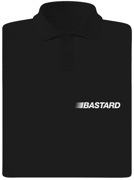 Bastard fashion: Racing férfi pólóingek  Black