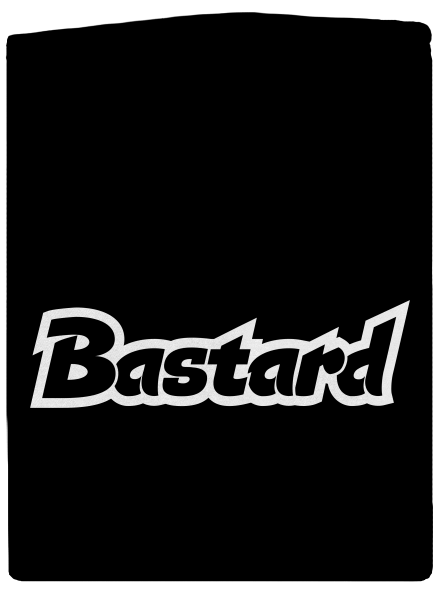Bastard fashion: Logo cipzáras női pulóver  Black