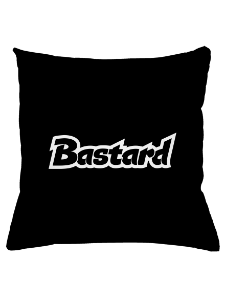 Bastard fashion: Logo párna  Black