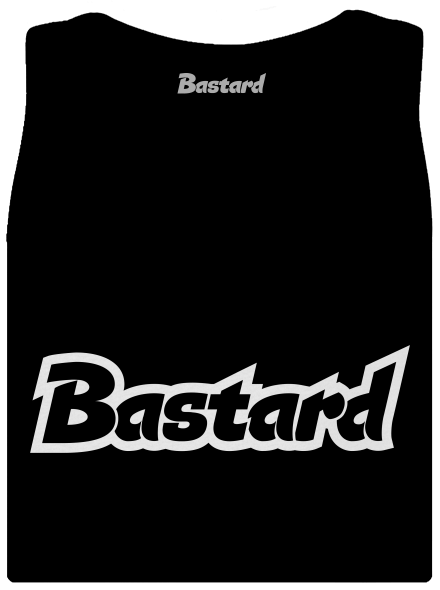 Bastard fashion: Logo klasszikus női trikó  Black