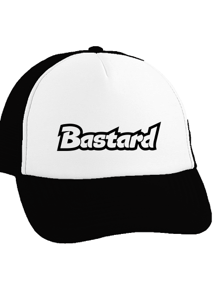 Bastard fashion: Logo sültös sapka  Black cap