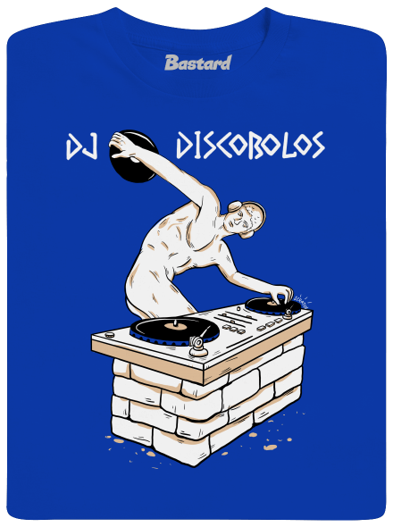 DJ Discobolos férfi póló  Royal Blue