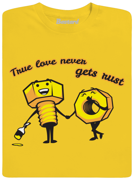 True love férfi póló Gold