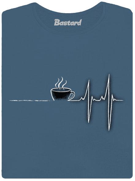 Coffee help női póló Denim