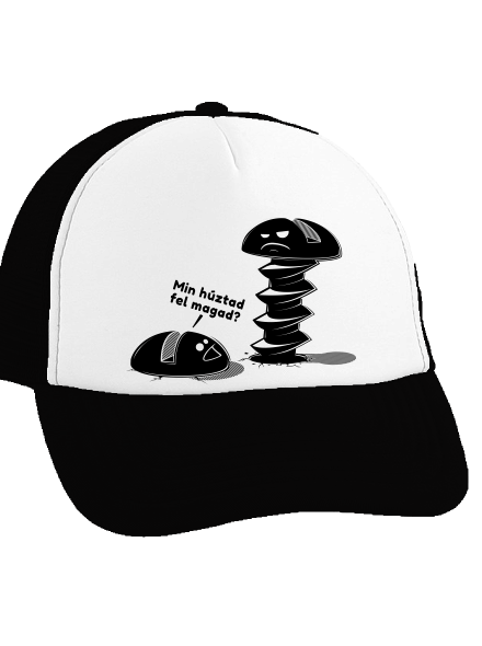 Felhúzva sültös sapka Black cap
