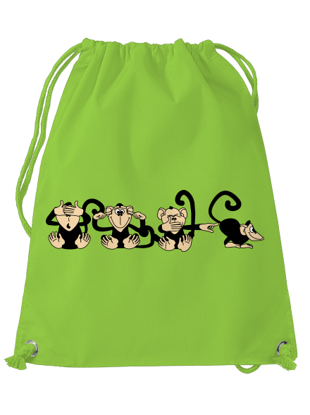 Majmok hátizsák Apple Green